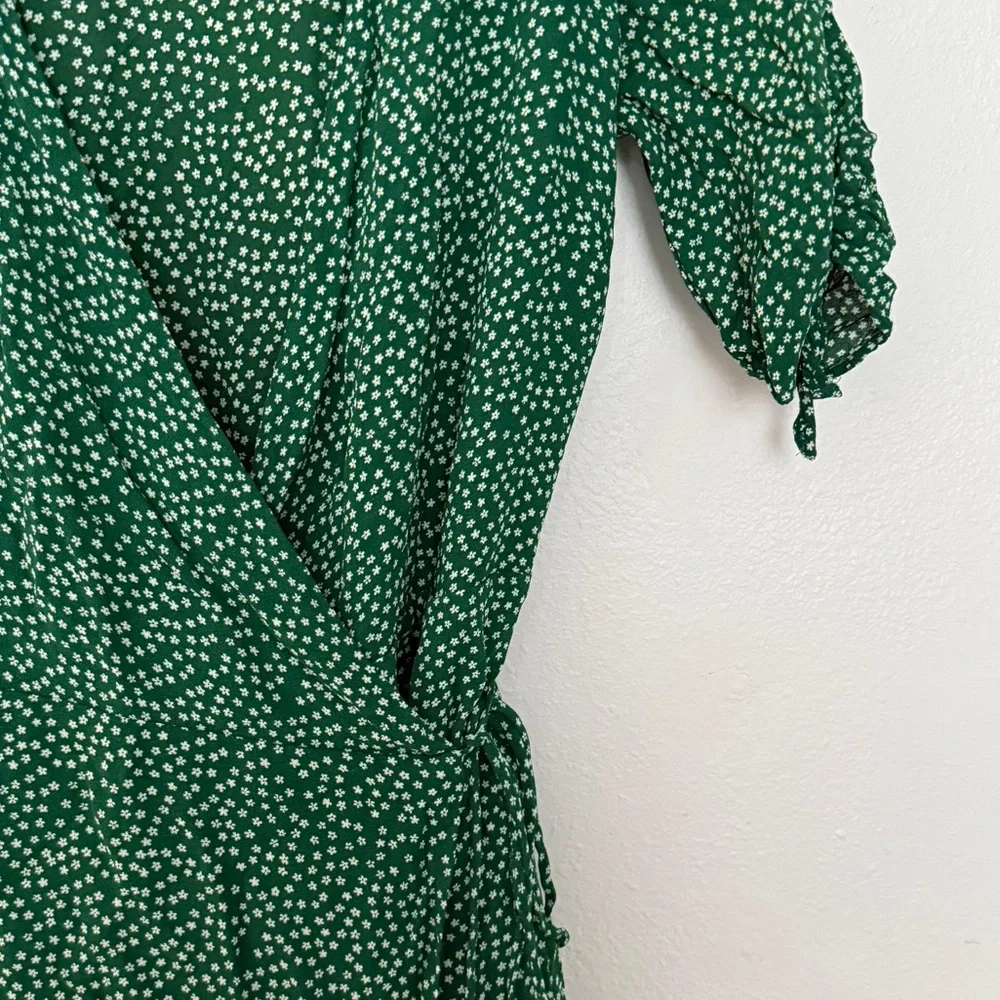 Reformation Sammy Floral Wrap Dress in Wyoming Print - Picture 8 of 11
